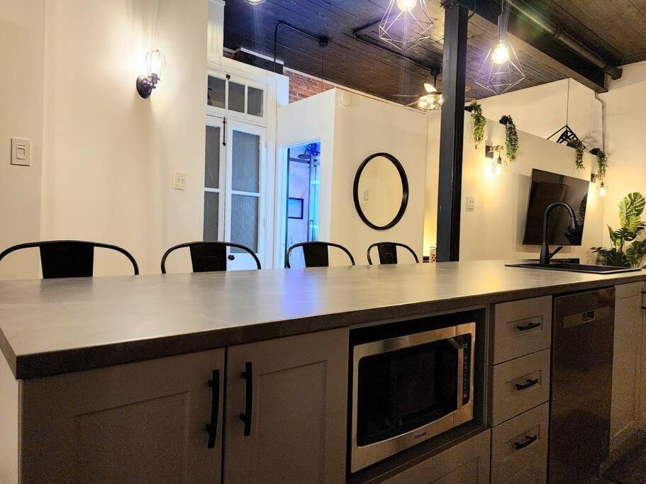 קוויבק סיטי Loft Style Industriel-Centre-Ville+Parking Gratuit חדר תמונה